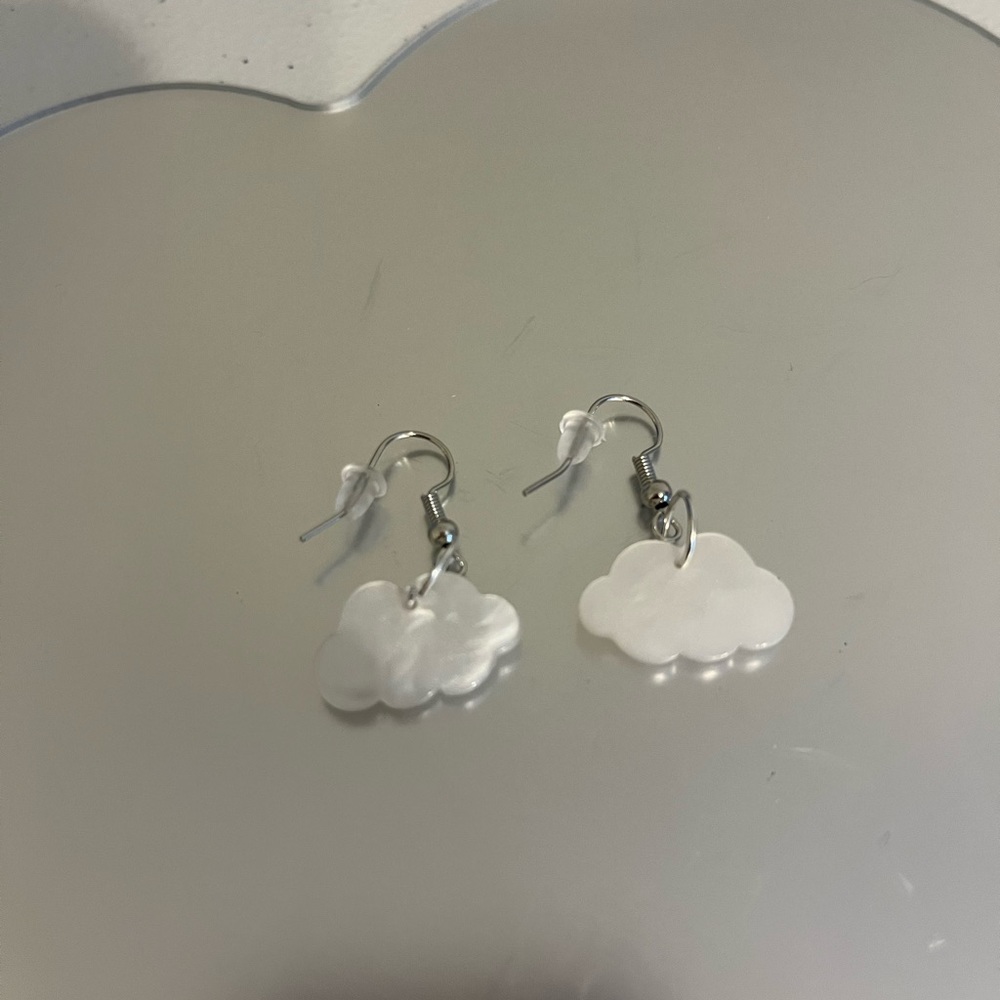 Cloud earrings